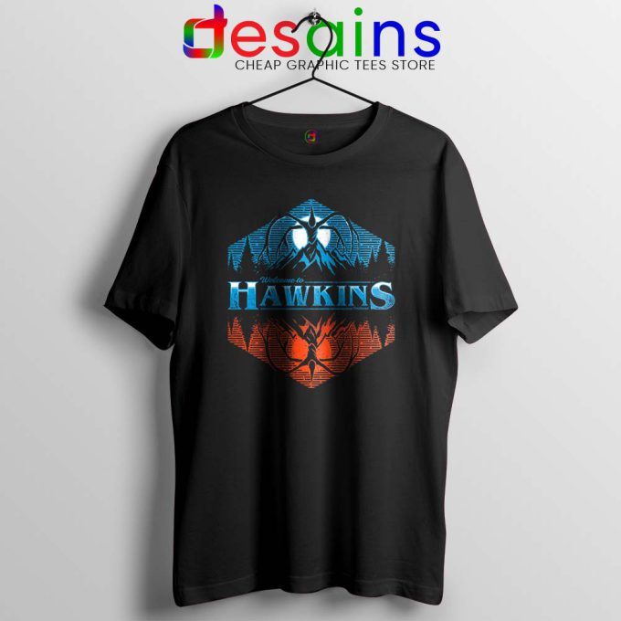 Hawkins Indiana Tshirt Stranger Things Season 3 Tee Shirts S-3XL