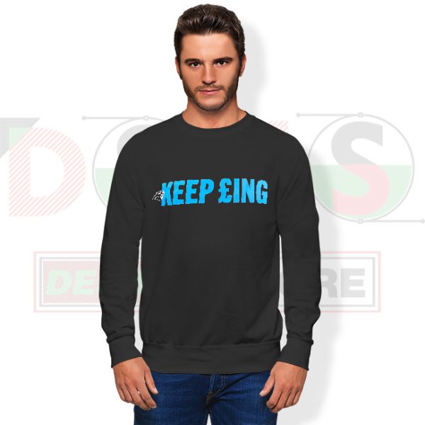 Heart of a Panther - Keep Pounding Sweatshirt