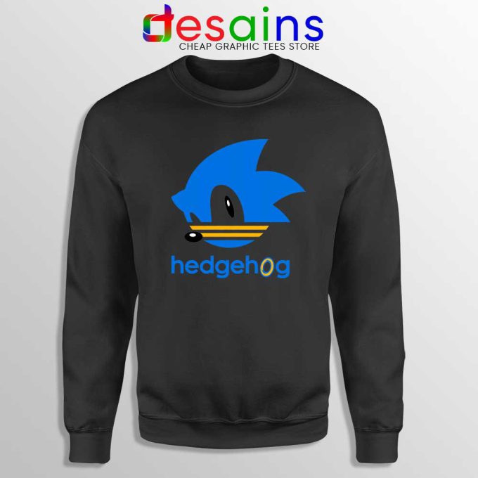 Hedgehog Sonic Black Sweatshirt Sonic the Hedgehog Sweater