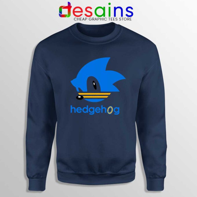 Hedgehog Sonic Navy Sweatshirt Sonic the Hedgehog Sweater