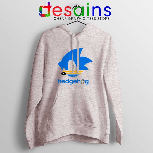 Hedgehog Sonic Sport Grey Hoodie Sonic the Hedgehog Hoodies