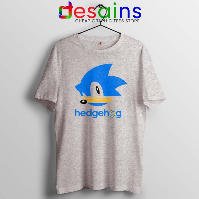Hedgehog Sonic Sport Grey Tshirt Sonic the Hedgehog Tee Shirts S-3XL