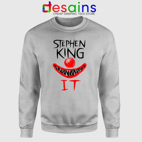 IT Chapter Two Stephen King Sport Grey Sweatshirt IT Film Sweater