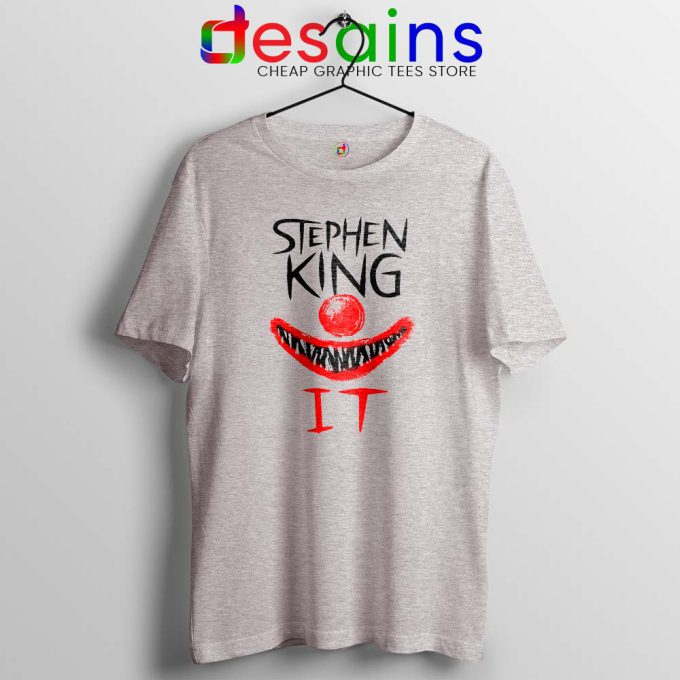 IT Chapter Two Stephen King Sport Grey Tshirt IT Film Tee Shirts