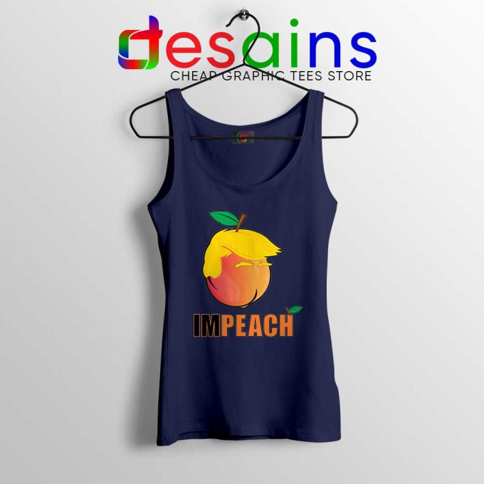 ImPEACH the Trump Navy Tank Top Donald Trump Tank Tops S-3XL