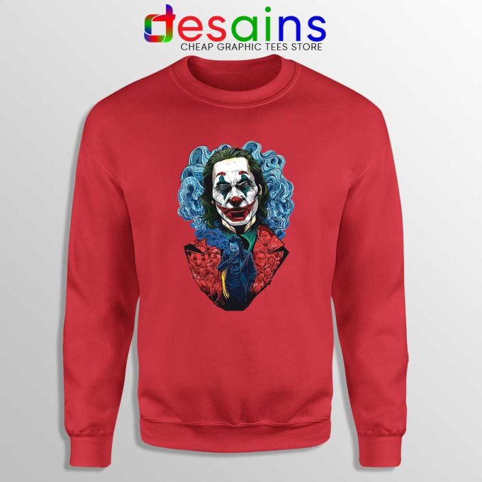JOKER Joaquin Phoenix Red Sweatshirt Joker 2019 film Sweater S-3XL