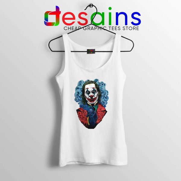 JOKER Joaquin Phoenix White Tank Top Joker 2019 film Tops Size S-3XL