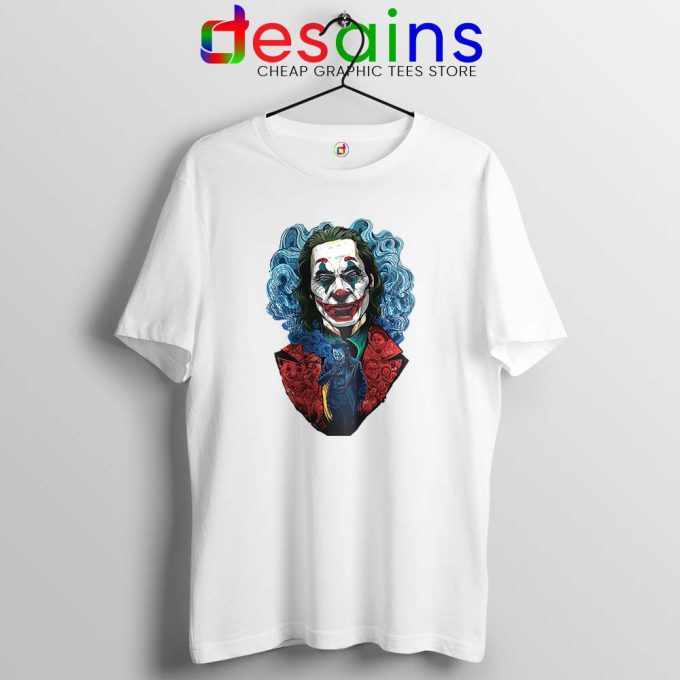 JOKER Joaquin Phoenix White Tshirt Joker 2019 film Tee Shirts S-3XL