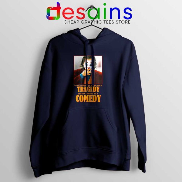 Joker 2019 Arthur Fleck Navy Hoodie Joker Film Hoodies S-2XL