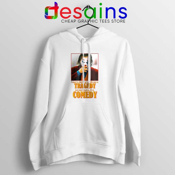 Joker 2019 Arthur Fleck White Hoodie Joker Film Hoodies S-2XL