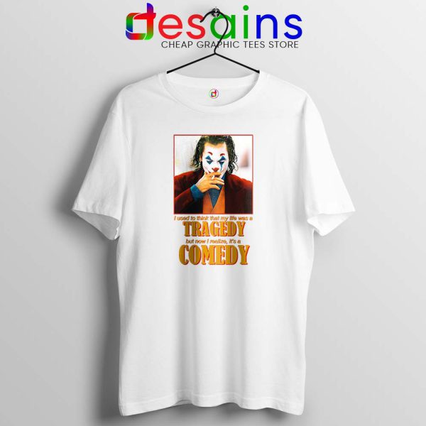 Joker 2019 Arthur Fleck White Tshirt Joker Film Tee Shirts Size S-3XL