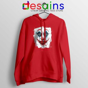 Joker Card Arthur Fleck Red Hoodie Joker 2019 Film Hoodies S-2XL