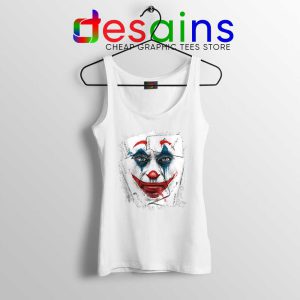 Joker Card Arthur Fleck White Tank Top Joker 2019 Film Tops Size S-3XL