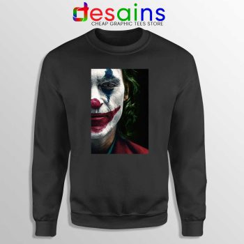 Joker Face Poster Black Sweatshirt Film Joker 2019 Sweater S-3XL