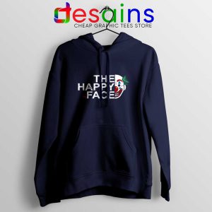 Joker The Happy Face Navy Hoodie Joker 2019 Film Hoodies S-2XL