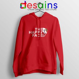 Joker The Happy Face Red Hoodie Joker 2019 Film Hoodies S-2XL