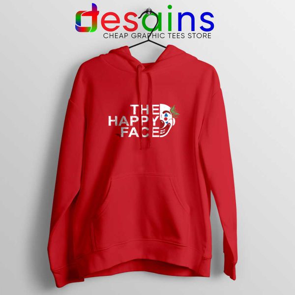 Joker The Happy Face Red Hoodie Joker 2019 Film Hoodies S-2XL