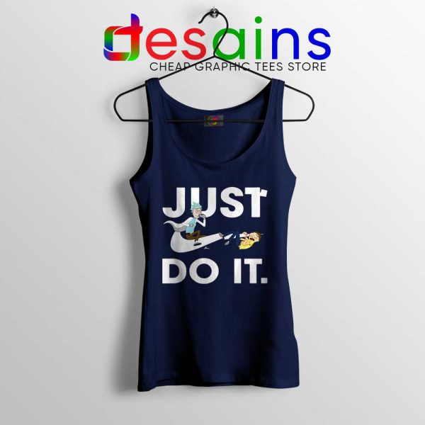 Just Do It Rick and Morty Navy Tank Top American Sitcom Tank Tops S-3XL