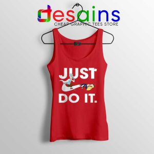 Just Do It Rick and Morty Red Tank Top American Sitcom Tank Tops S-3XL