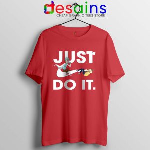 Just Do It Rick and Morty Red Tshirt American Sitcom Tee Shirts
