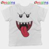 King Boo Super Mario Kids Tshirt Ghosts Mario and Yoshi Youth Tee Shirts