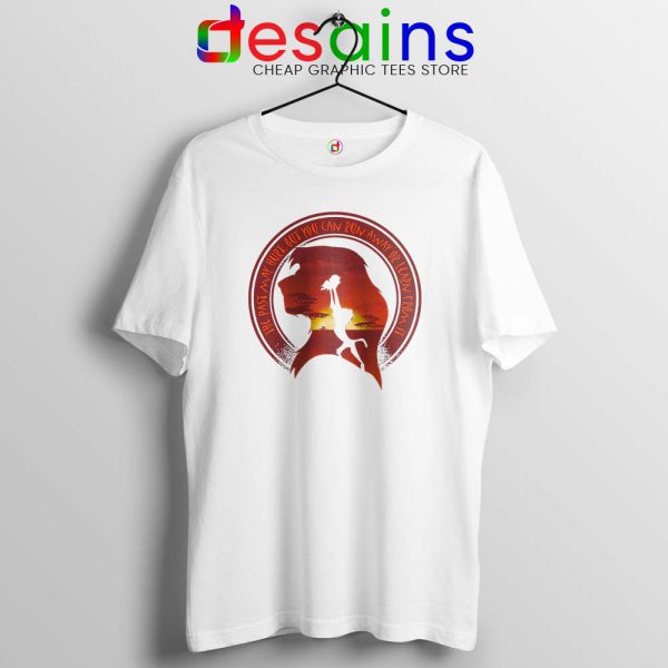 Learn From It The Lion King White Tshirt Quotes Tee Shirts Size S-3XL