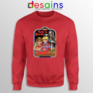 Lets Talk to Ghosts Red Sweatshirt Halloween Gifts Sweater S-3XL