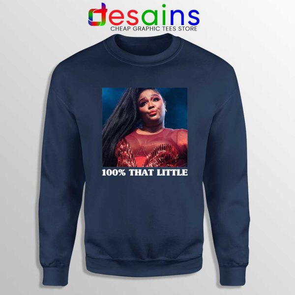 Lizzo That Little Navy Sweatshirt Lizzo American Singer Sweater S-3XL