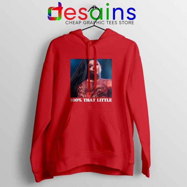 Lizzo That Little Red Hoodie Lizzo American Singer Hoodies S-2XL