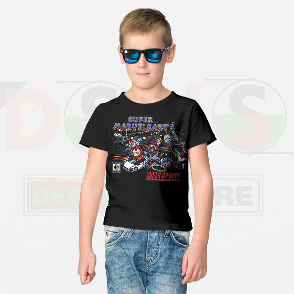 Mario Super Marvel Kart Kids T-Shirt
