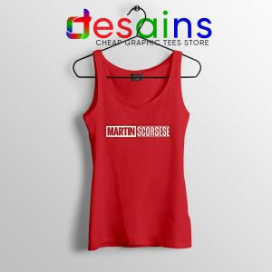 Martin Scorsese Marvel Red Tank Top Filmmaker Tank Tops S-3XL