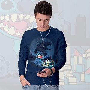 Meme Stitch Godzilla King of the Monsters Sweatshirt