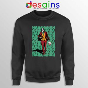 Mr Fleck Hahaha Joker Black Sweatshirt Film Joker 2019 Sweater S-3XL