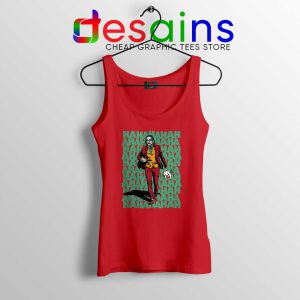 Mr Fleck Hahaha Joker Red Tank Top Film Joker 2019 Tank Tops S-3XL