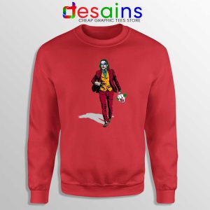 Mr Fleck Joker Red Sweatshirt Joker 2019 Film Sweater GILDAN
