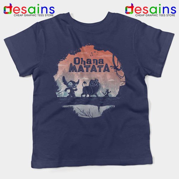 Ohana Matata Kids Tshirt Hakuna Matata Ohana Youth Tee Shirts S-XL