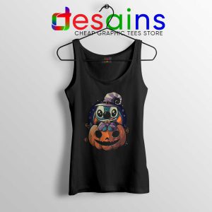 Ohana Pumpkin Halloween Tank Top Stitch Ohana Tops S-3XL