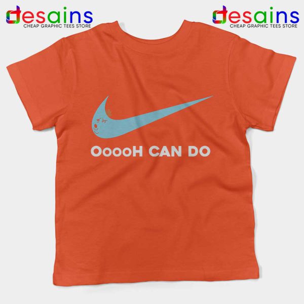 Oooh Can Do it Mr Meeseeks Orange Kids Tshirt Rick and Morty Youth Tees