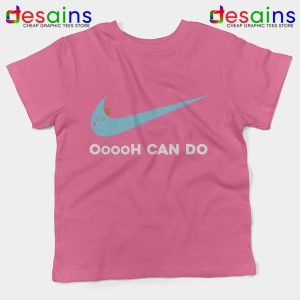 Oooh Can Do it Mr Meeseeks Pink Kids Tshirt Rick and Morty Youth Tees