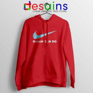 Oooh Can Do it Mr Meeseeks Red Hoodie Rick and Morty Hoodies