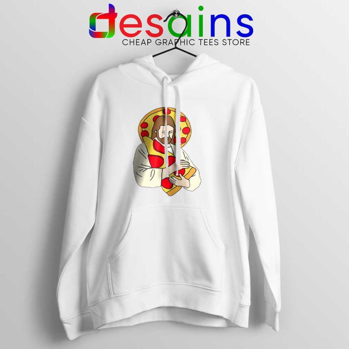 Pizza Jesus Hoodie Christmas Day Pizza Hoodies Size S-2XL