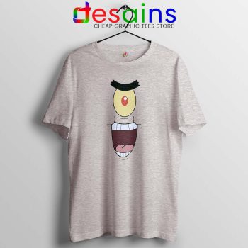 Plankton Evil Laugh Sport Grey Tshirt Spongebob Plankton Tee Shirts S-3XL