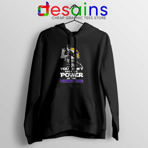 Power Of The Vikings Side Hoodie Star Wars Minnesota Vikings Hoodies