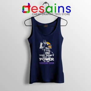 Power Of The Vikings Side Navy Tank Top Star Wars Minnesota Vikings Tops