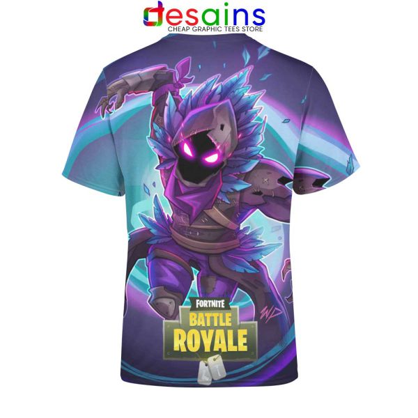 Raven Fortnite Game Back Tshirt Full Print Designs Tee Shirts S-3XL