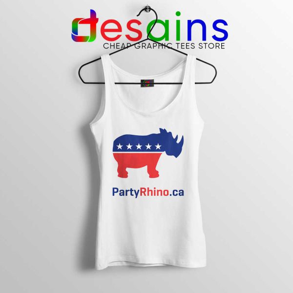 Rhino Party Logo Tank Top Rhinoceros Party Tank Tops S-3XL