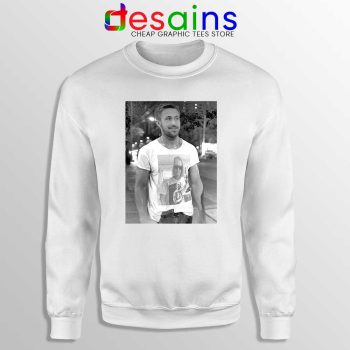 Ryan Gosling Wearing Macaulay Culkin Sweatshirt Celebrity Sweater