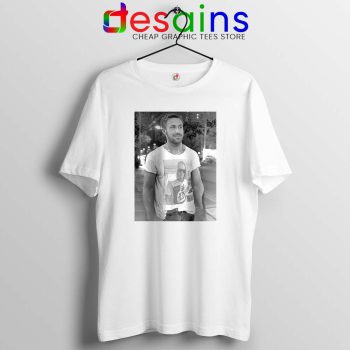 Ryan Gosling Wearing Macaulay Culkin Tshirt Celebrity Tee Shirts S-3XL