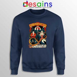 Sanderson Sisters Navy Sweatshirt Hocus Pocus Sweater GILDAN USA