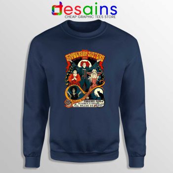 Sanderson Sisters Navy Sweatshirt Hocus Pocus Sweater GILDAN USA